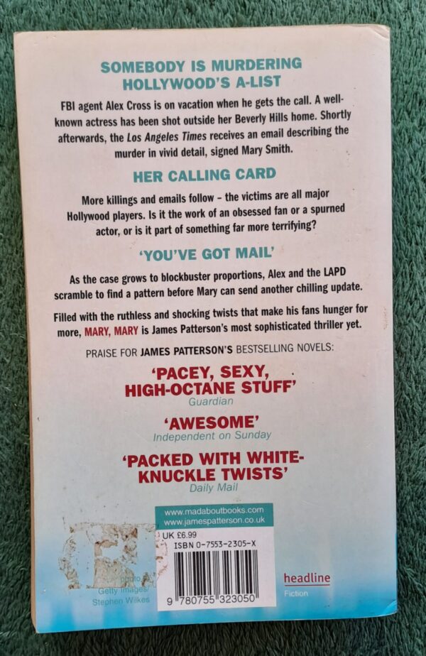 Mary, Mary – James Patterson secondhand book