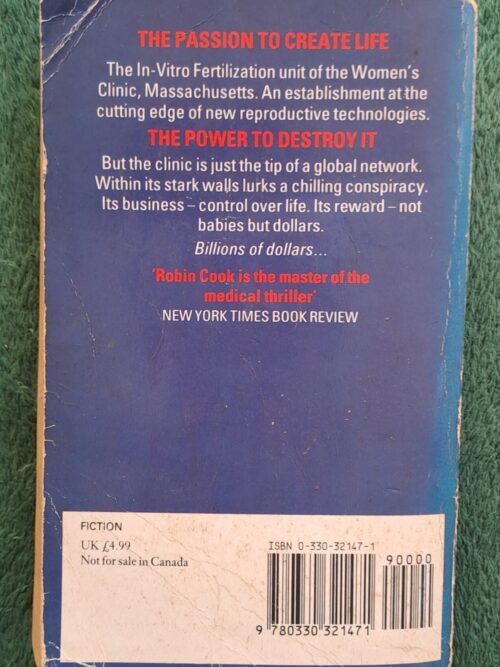 Vital Signs – Robin Cook secondhand book