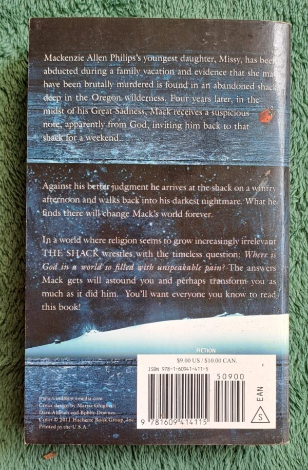The Shack – WM. Paul Young secondhand book