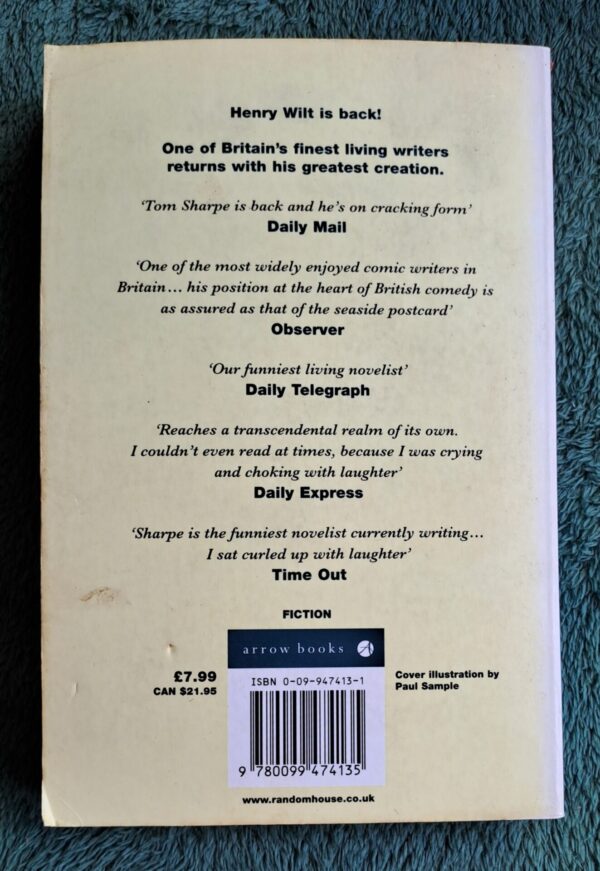 Wilt In Nowhere – Tom Sharpe secondhand book