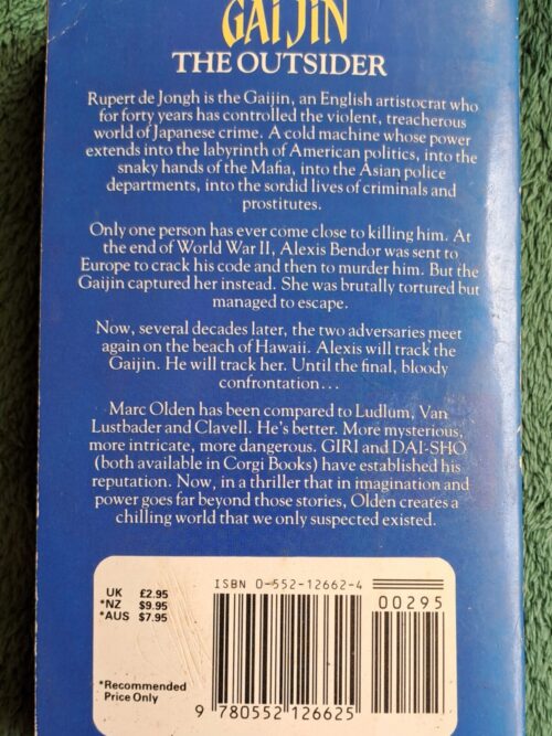 Gaijin – Marc Olden secondhand book