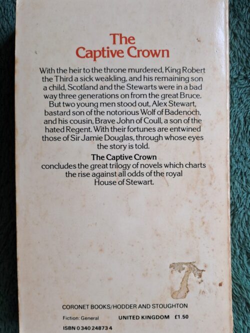The Captive Crown – Nigel Tranter secondhand book