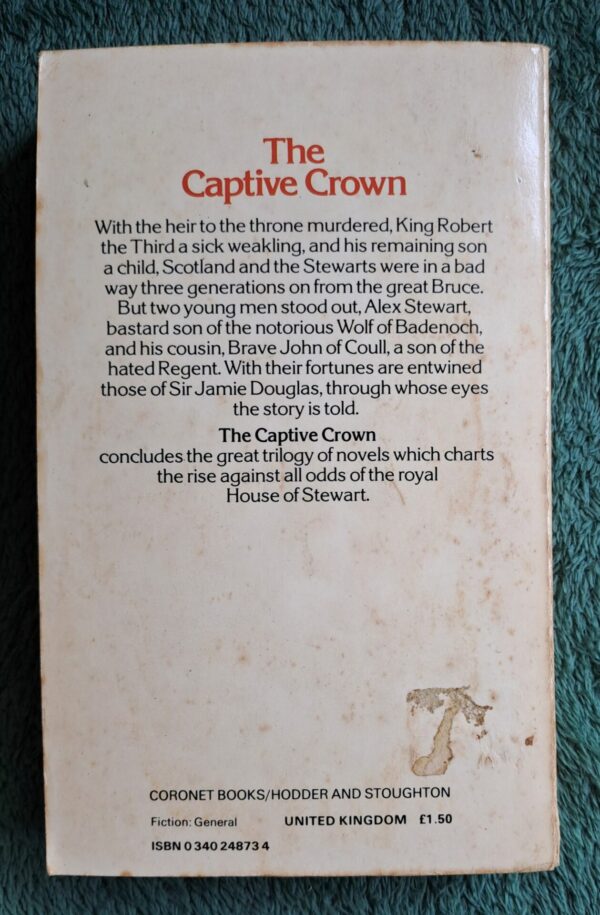 20251104_135748 The Captive Crown – Nigel Tranter secondhand book