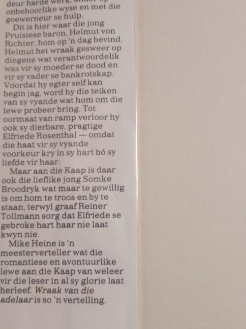 Wraak van die Adelaar – Mike Heine secondhand book