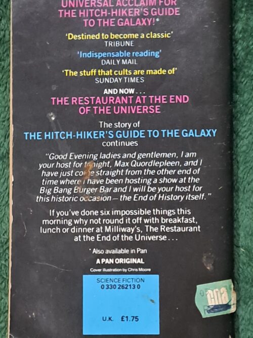 The Restaurant At The End Of The Universe – Douglas Adams secondhand book