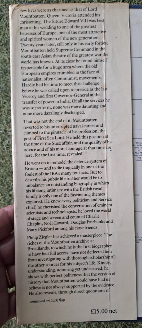 Mountbatten: The Official Biography – Philip Ziegler secondhand book