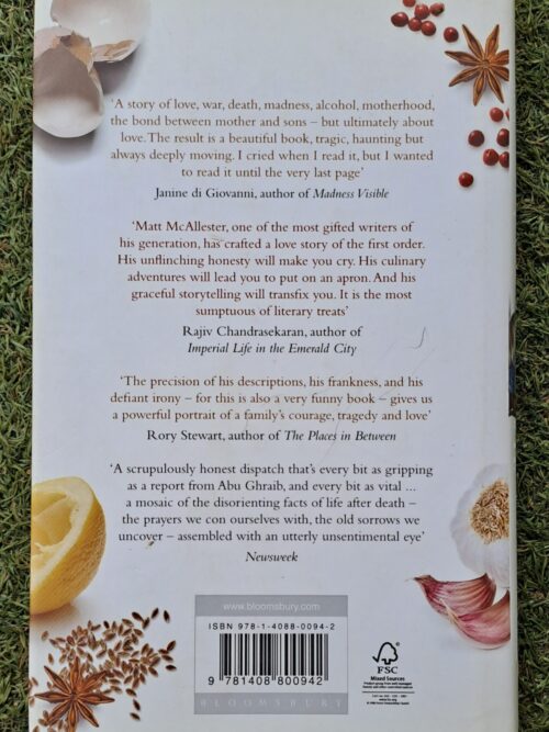 Bittersweet: Lessons From My Mother’s Kitchen – Matt McAllester secondhand book