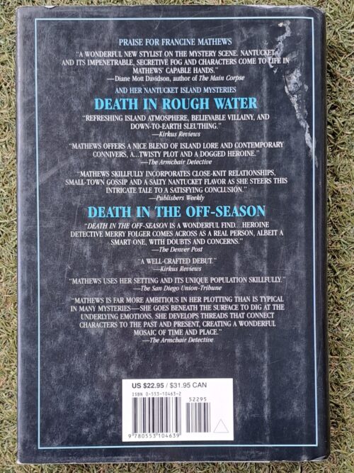 Death In A Mood Indigo – Francine Mathews secondhand book
