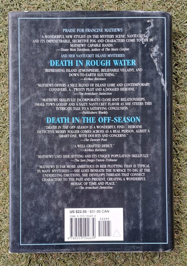 20251108_134308 Death In A Mood Indigo – Francine Mathews secondhand book