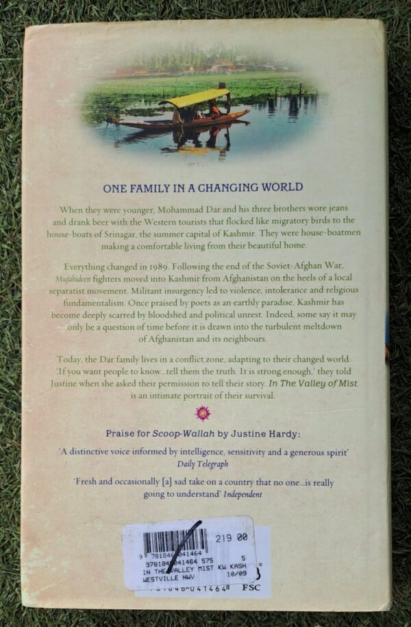 In The Valley Of Mist – Justine Hardy secondhand book