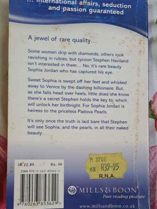 The Padova Pearls – Lee Wilkinson secondhand book