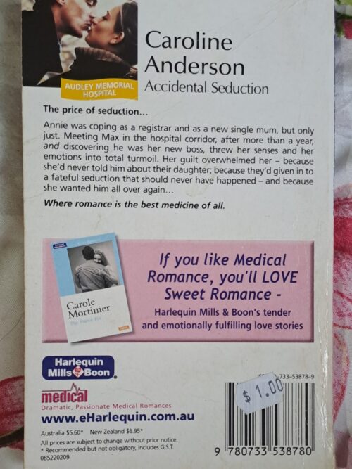 Accidental Seduction – Caroline Anderson secondhand book