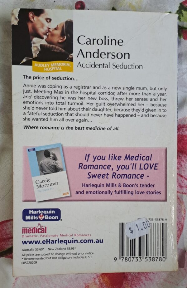 Accidental Seduction – Caroline Anderson secondhand book