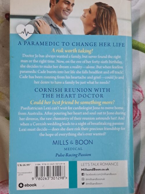 A Paramedic To Change Her Life – Alison Roberts | Cornish Reunion With The Heart Doctor – Louisa George secondhand book