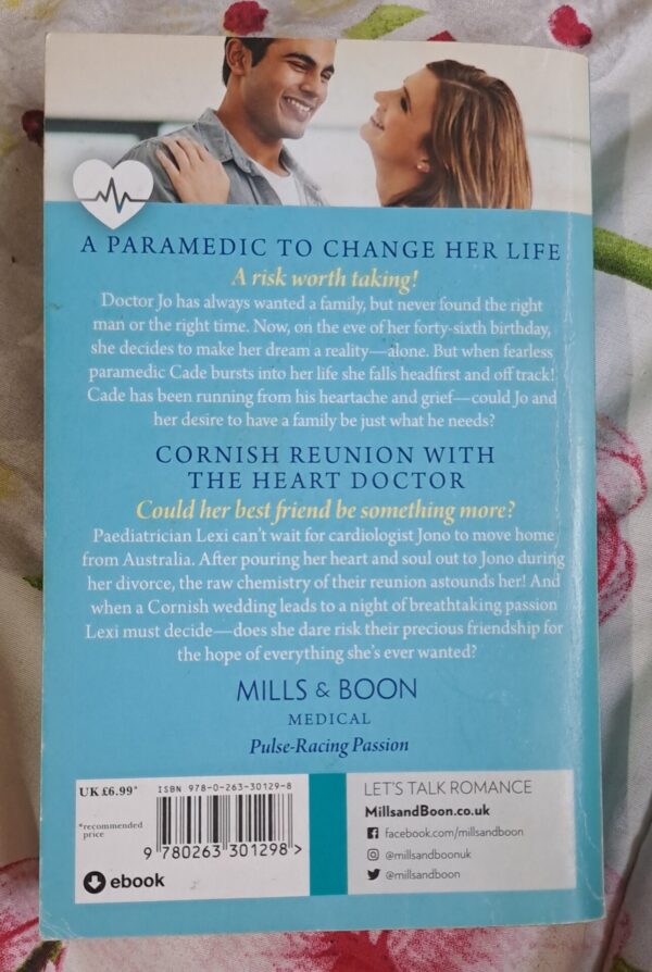 A Paramedic To Change Her Life – Alison Roberts | Cornish Reunion With The Heart Doctor – Louisa George secondhand book
