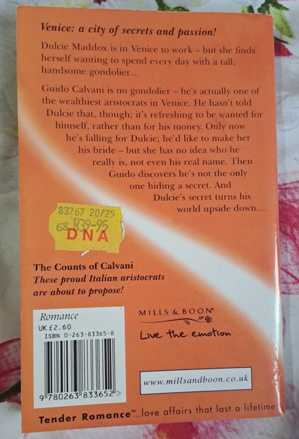 The Venetian Playboy’s Bride – Lucy Gordon secondhand book