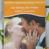 For Better, For Worse – Rebecca Winters secondhand book