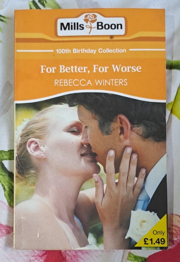 For Better, For Worse – Rebecca Winters secondhand book