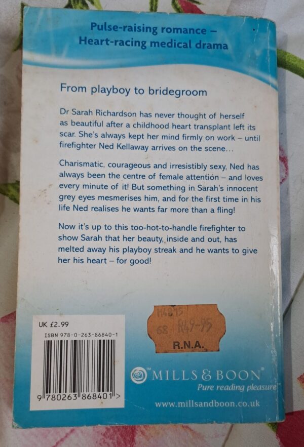 The Playboy Firefighter’s Proposal – Emily Forbes secondhand book