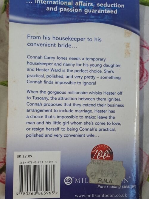 The Millionaire’s Convenient Bride – Catherine George secondhand book