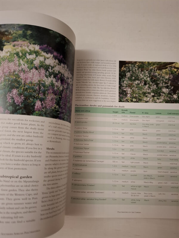 The Southern African Plectranthus – Ernst Van Jaarsveld secondhand book