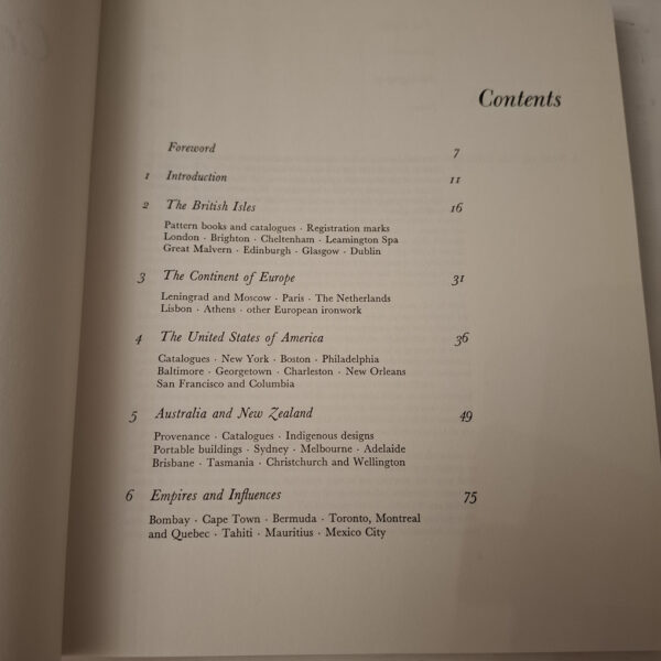 Cast Iron Decoration: A world Survey – E. Graeme Robertson; Joan Robertson secondhand book