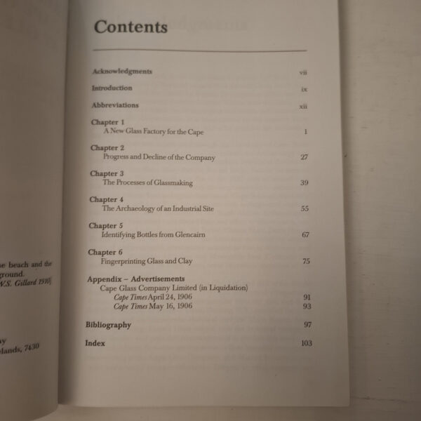 Rediscovering The Cape Glass Company At Glencairn – Sharma Saitowitz, Ethleen Lastovica secondhand book