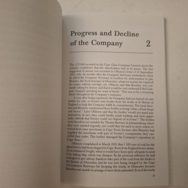 Rediscovering The Cape Glass Company At Glencairn – Sharma Saitowitz, Ethleen Lastovica secondhand book