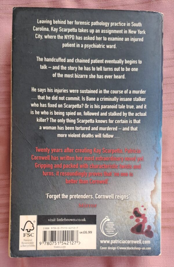 Scarpetta – Patricia Cornwell secondhand book