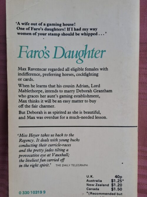 Faro’s Daughter – Georgette Heyer secondhand book