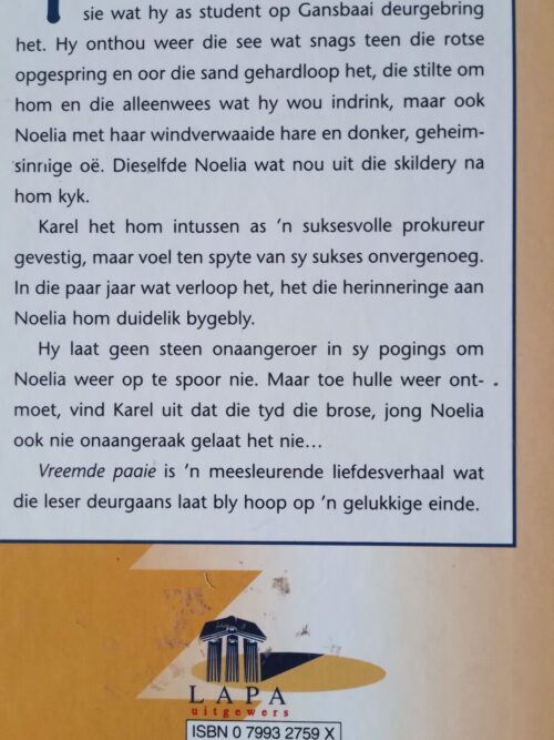 Vreemde paaie – Mariki Wessels secondhand book