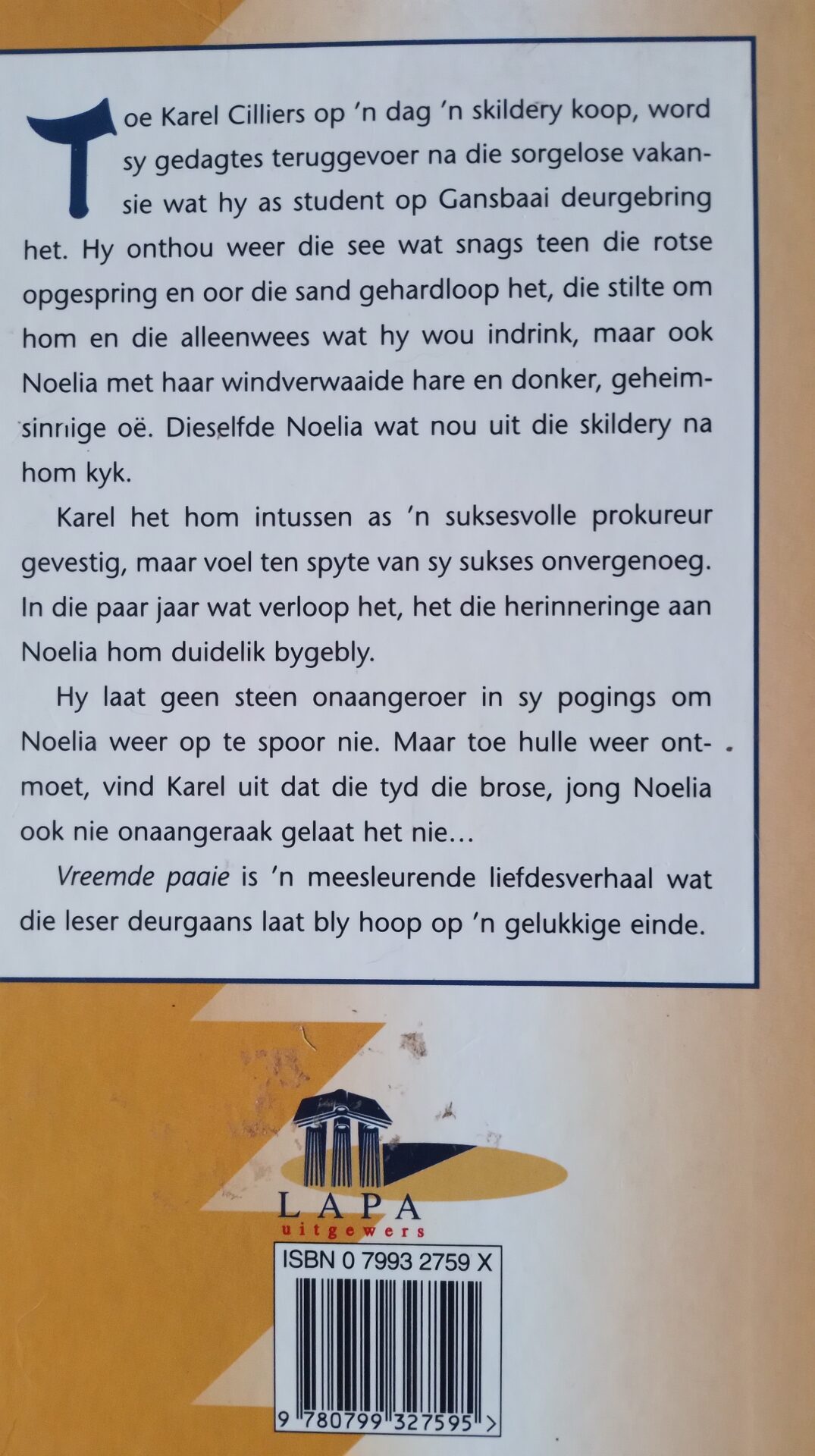 Vreemde paaie – Mariki Wessels secondhand book