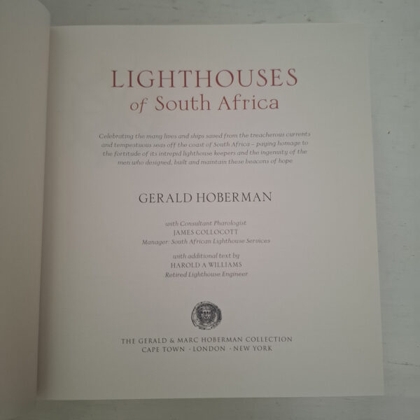 Lighthouses Of South Africa – Gerald Hoberman secondhand book