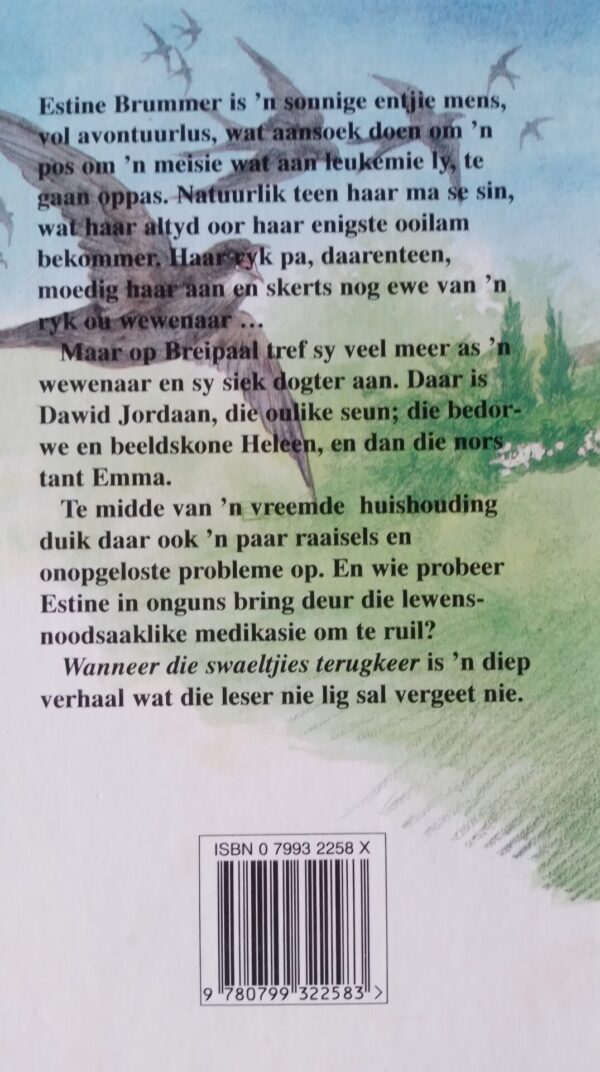 Wanneer die swaeltjies terugkeer – Elizabeth Pretorius secondhand book