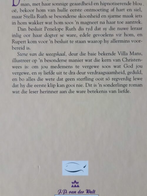 Stene van die weegskaal – Villa Mans secondhand book