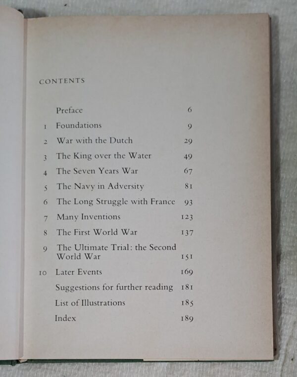 The British Navy: A Concise History – Oliver Warner secondhand book