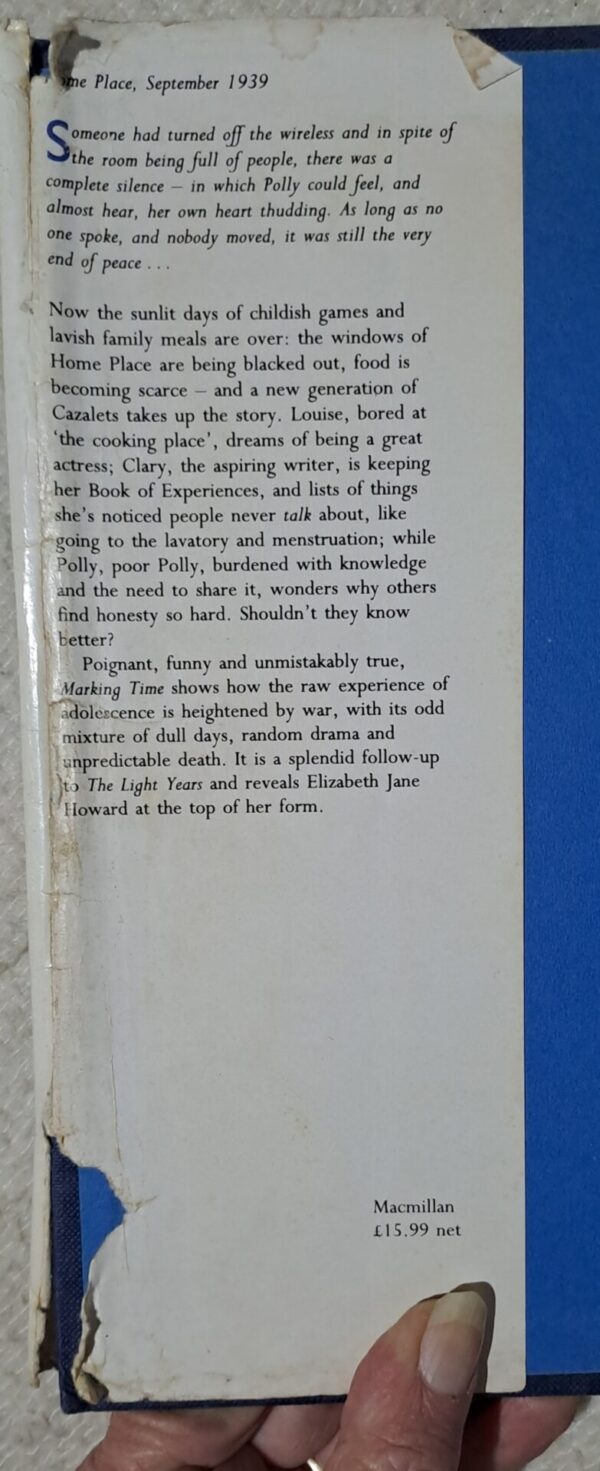 Marking Time – Elizabeth Jane Howard secondhand book