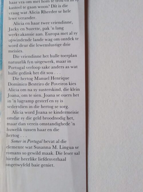 Somer in Portugal – Susanna M. Lingua secondhand book