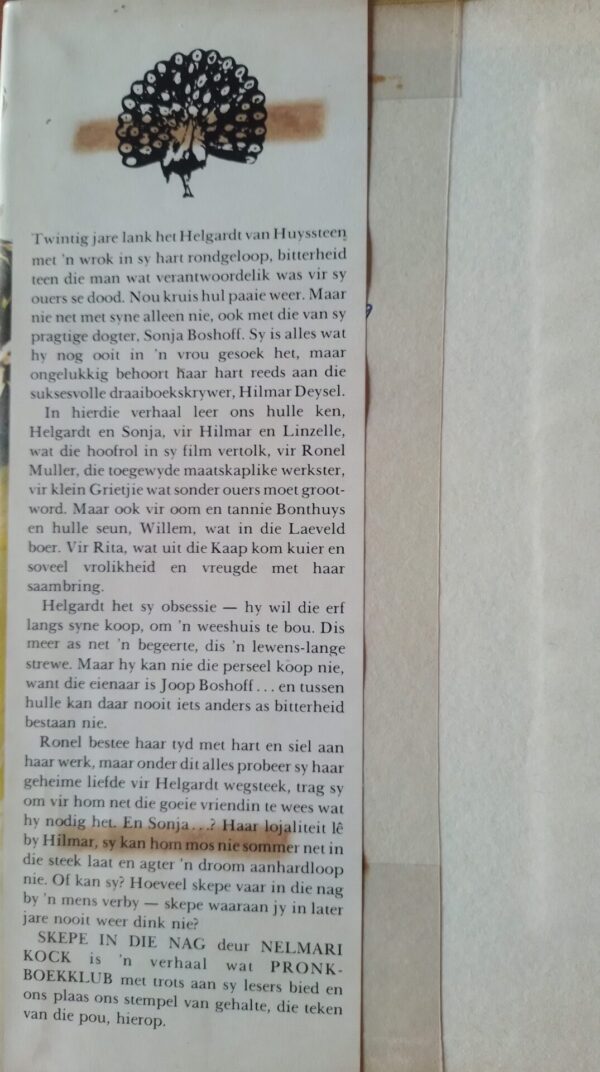 Skepe in die nag – Nelmari Kock secondhand book