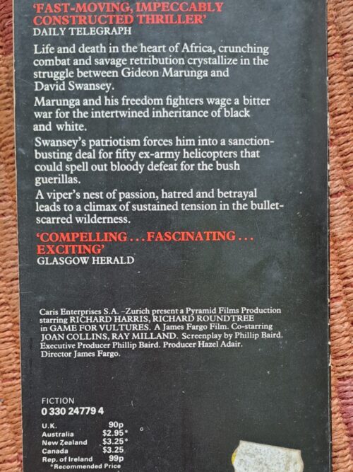 Game For Vultures – Michael Hartmann secondhand book