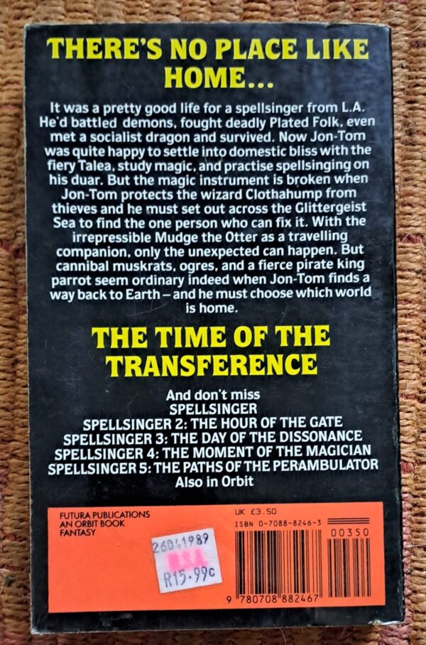 The Time Of The Transference – Alan Dean Foster secondhand book