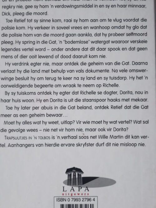 Trapsuutjies in ‘n tolbos – Wille Martin secondhand book