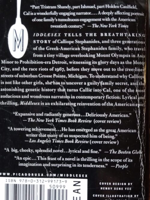 Middlesex – Jeffrey Eugenides secondhand book