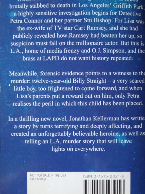 Billy straight – Jonathan Kellerman secondhand book