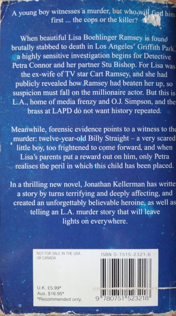 Billy straight – Jonathan Kellerman secondhand book