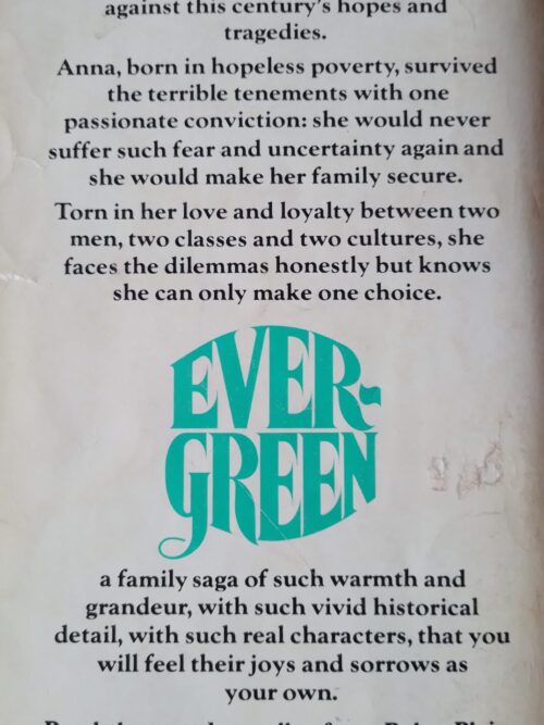 Evergreen – Belva Plain secondhand book
