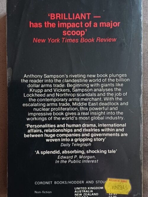 The Arms Bazaar – Anthony Sampson secondhand book