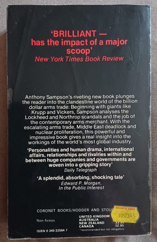 The Arms Bazaar – Anthony Sampson secondhand book