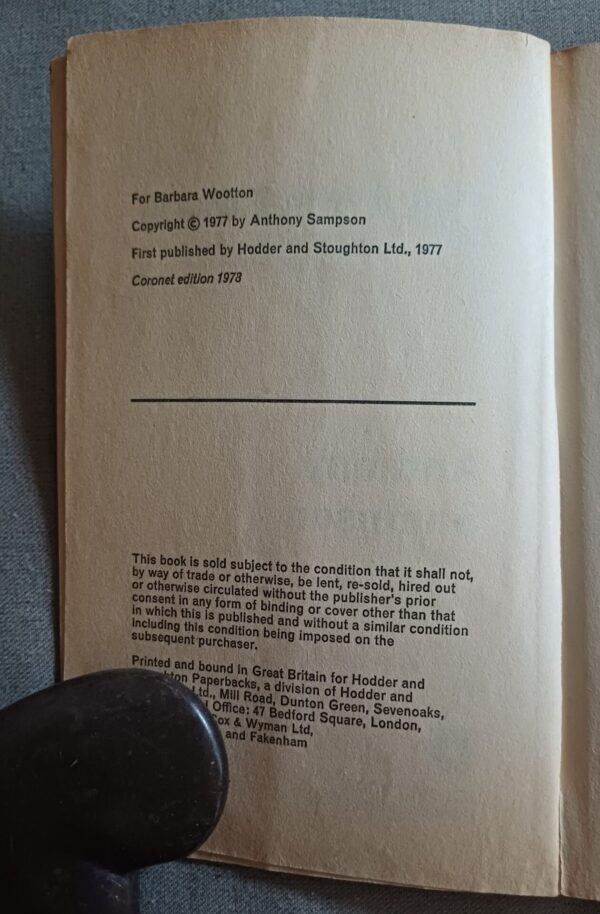 The Arms Bazaar – Anthony Sampson secondhand book