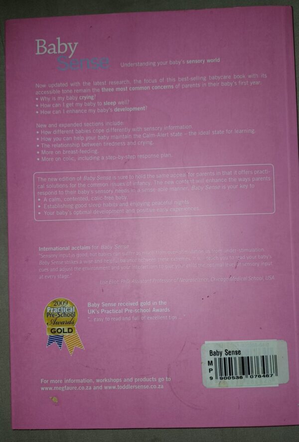 Baby Sense – Megan Faure, Ann Richardson secondhand book